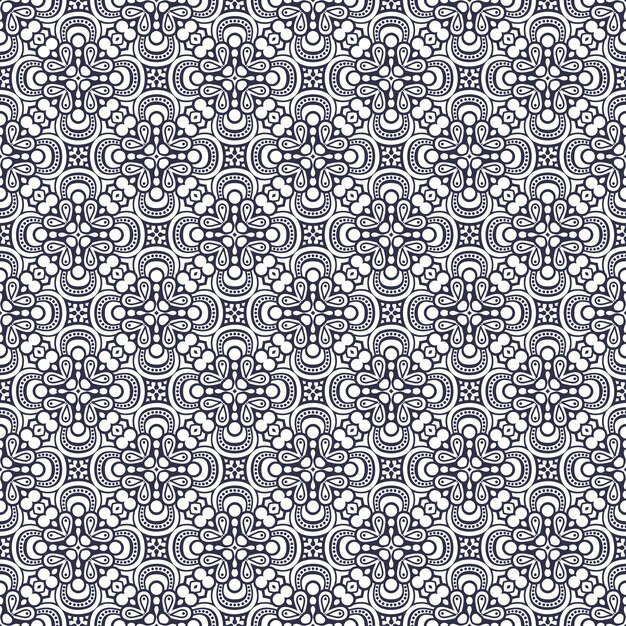 Mandala Patrón de adorno redondo. Elementos decorativos vintage