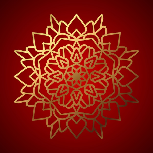 Mandala patrón de diseño vectorial