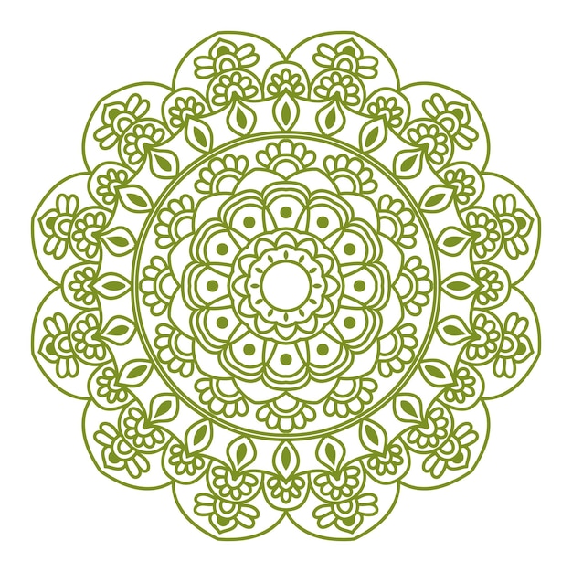 Mandala patrón mandala diseño ornamento mandala diseño de mandala verde
