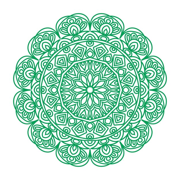 Mandala patrón mandala diseño ornamento mandala diseño de mandala verde