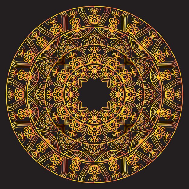 Mandala patrón mandala diseño ornamento mandala mandala dorado el arte del mandala