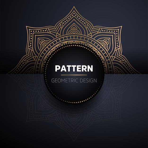 Mandala de patrones sin fisuras. Patrón de elementos decorativos vintage