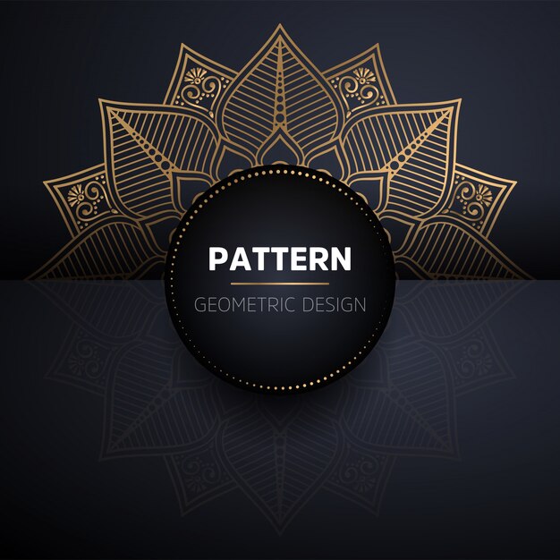 Mandala de patrones sin fisuras. Patrón de elementos decorativos vintage