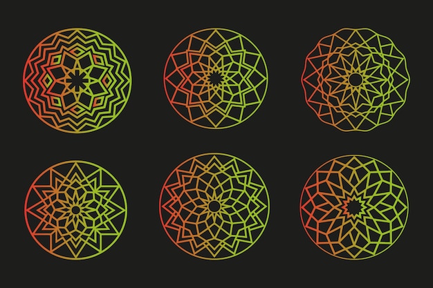 Mandala de Ramadán Diseño Arte islámico para las celebraciones de Ramadá Mandala floral de Ramadà
