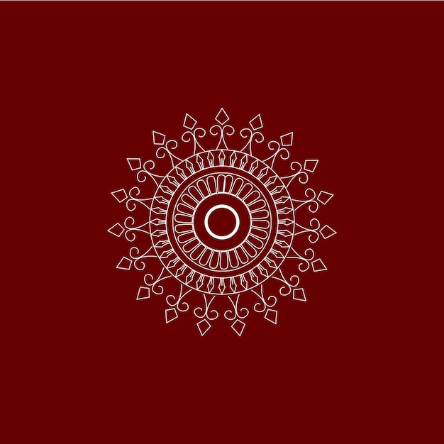 Mandala rojo