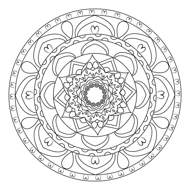 Mandala vector art pattern