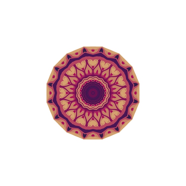 Mandala vector diseño arte caleidoscopio
