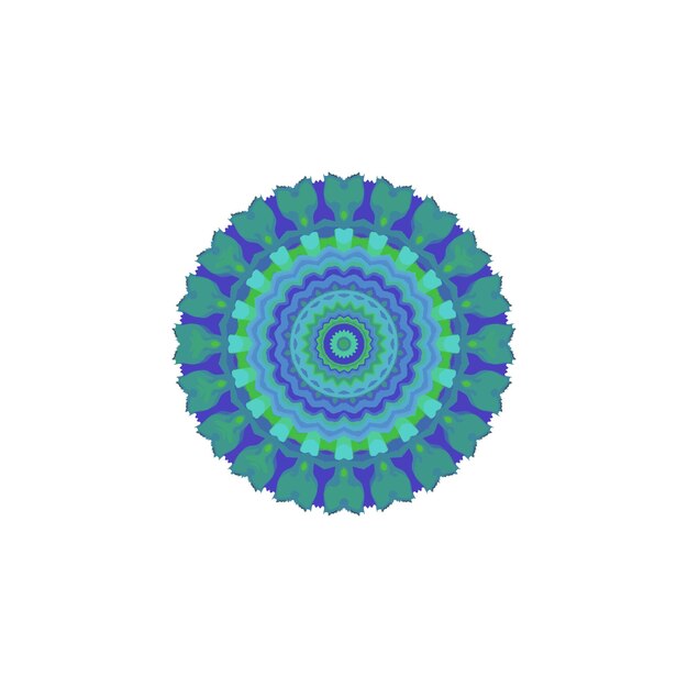 Mandala vector diseño arte caleidoscopio