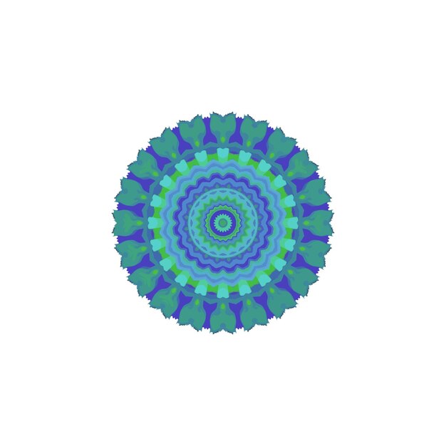 Mandala vector diseño arte caleidoscopio