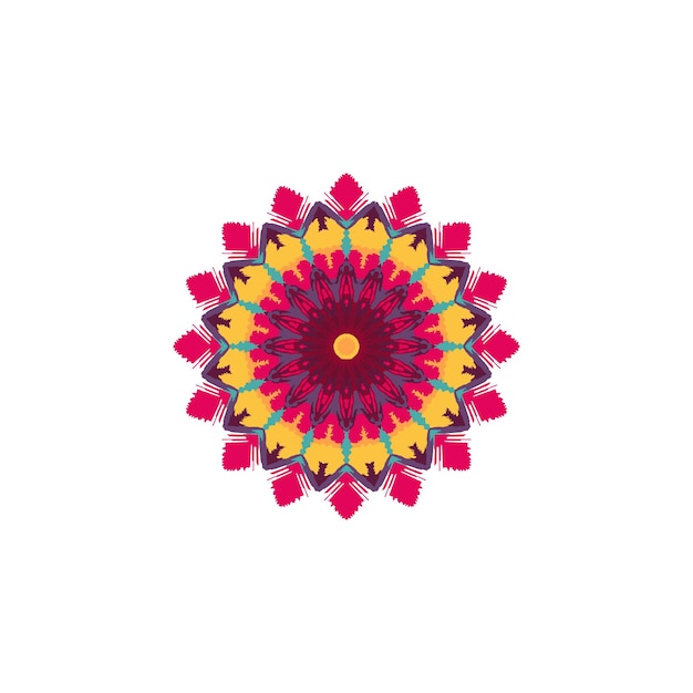 Mandala vector diseño arte caleidoscopio