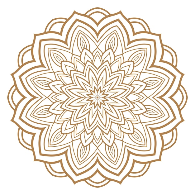 Mandala Vector Diseño ornamental de lujo