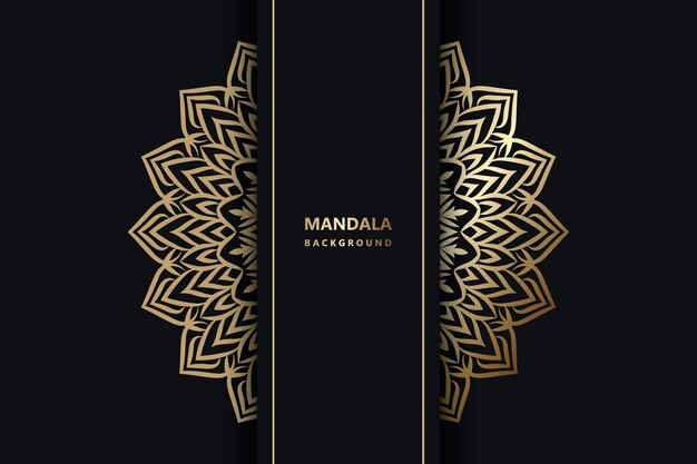mandala de vector de fondo árabe