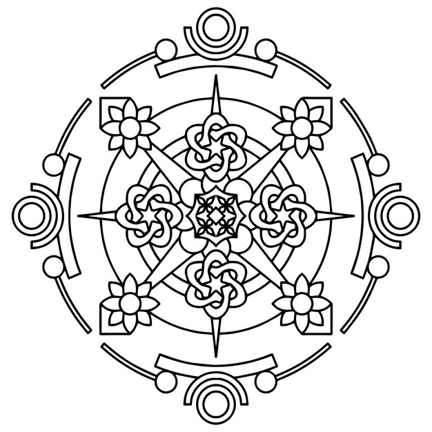 mandala de vector libre para decoración