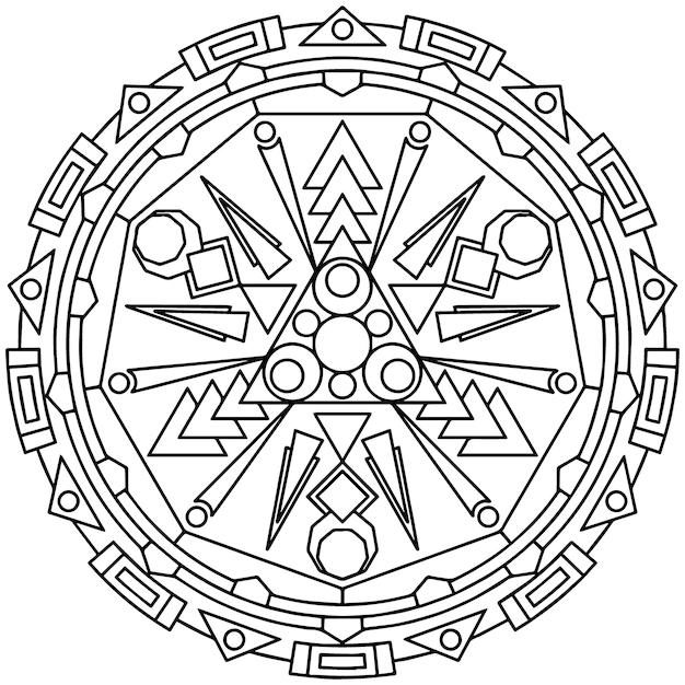 mandala de vector libre para decoración