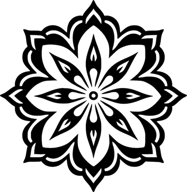 Mandala Vector Logo de alta calidad Ilustración vectorial ideal para gráficos de camisetas