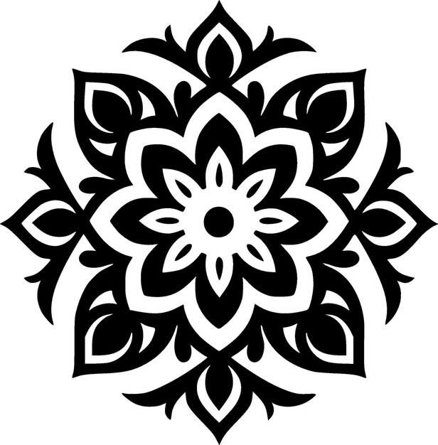 Mandala Vector Logo de alta calidad Ilustración vectorial ideal para gráficos de camisetas
