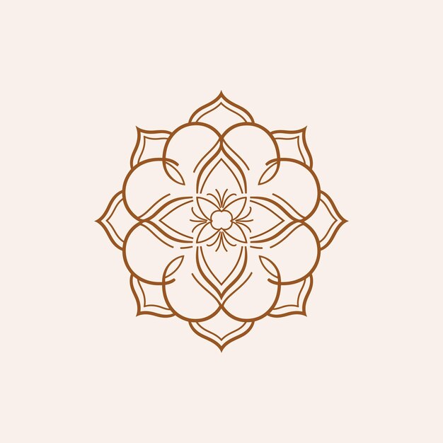 Mandala Vector Patrón de mandala intrincado con remolinos Diseño de mandala decorativo Ideal para creativos