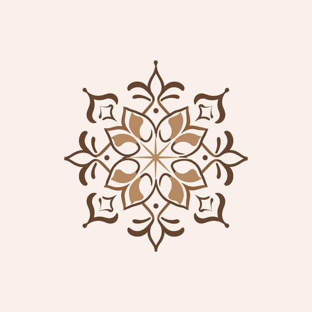 Mandala Vector Patrón de mandala intrincado con remolinos Diseño de mandala decorativo Ideal para creativos