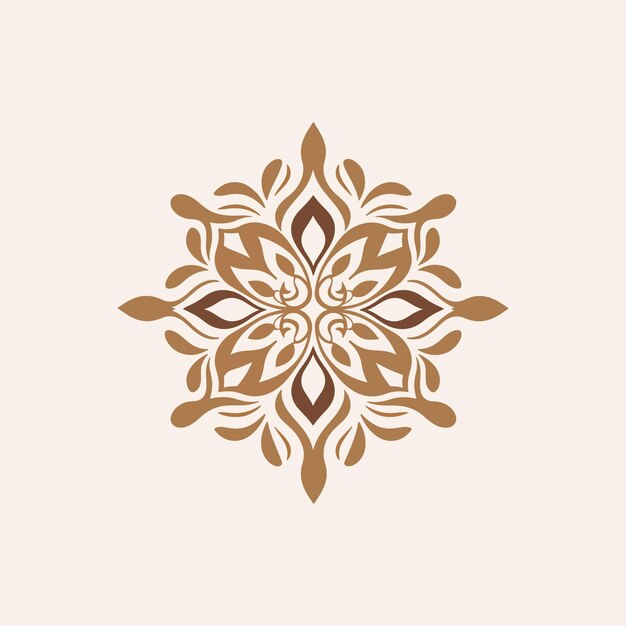 Mandala Vector Patrón de mandala intrincado con remolinos Diseño de mandala decorativo Ideal para creativos