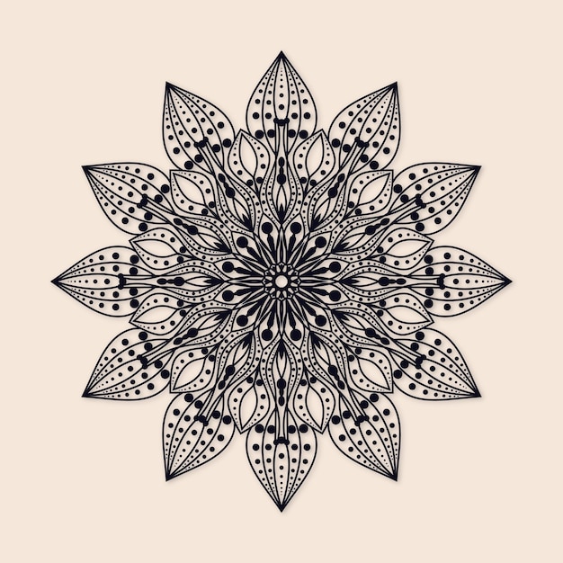 Mandala vectorial BD