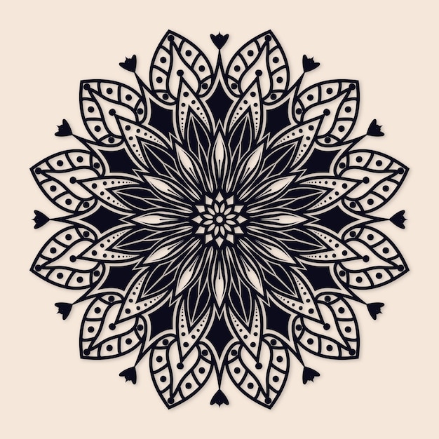 Mandala vectorial BD