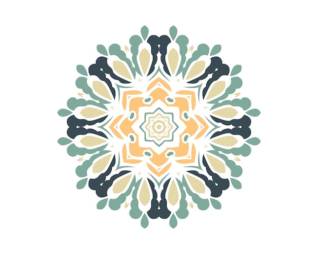 Vector mandala vintage elementos decorativos patrón oriental ilustración vectorial islam árabe indio