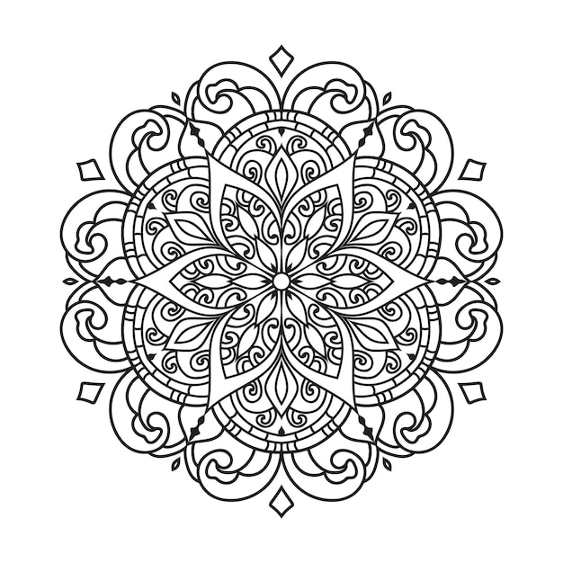 Vector mandalamandala indio ornamento mandala floral mandala flor mandala alrededor del ornamento indio o nombre