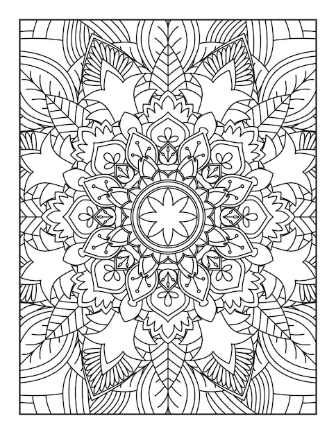 Mandalas para colorear Mandalas para colorear Mandalas para colorear Mandalas para colorear Libro para colorear para niños