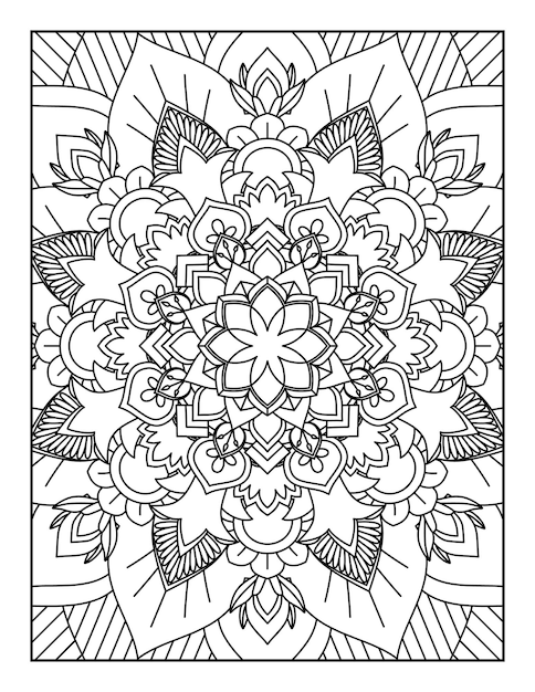 Mandalas para colorear Mandalas para colorear Mandalas para colorear Mandalas para colorear Libro para colorear para niños