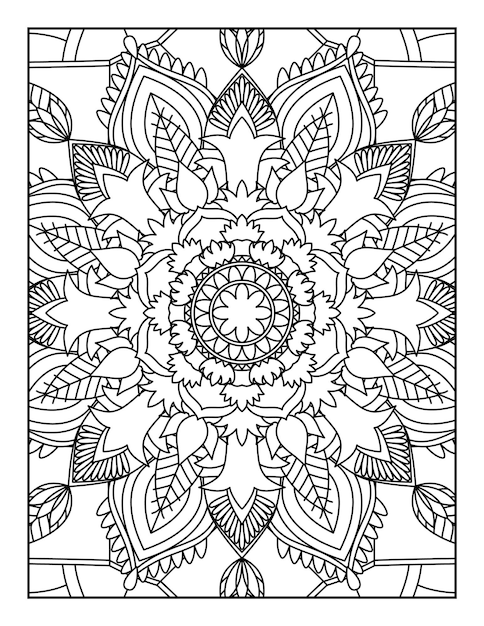 Mandalas para colorear Mandalas para colorear Mandalas para colorear Mandalas para colorear Libro para colorear para niños