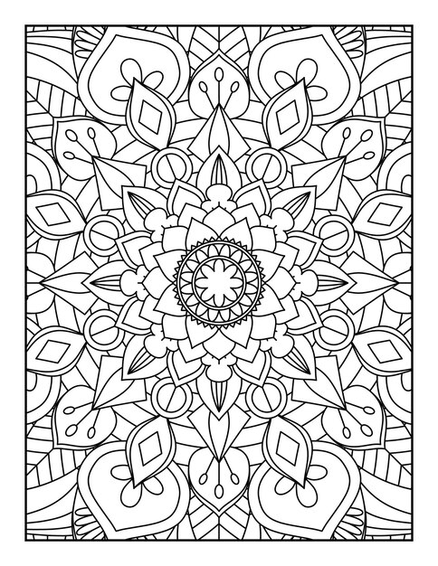 Mandalas para colorear Mandalas para colorear Mandalas para colorear Mandalas para colorear Libro para colorear para niños