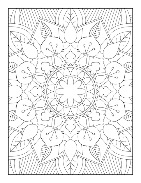 Mandalas para colorear Mandalas para colorear Mandalas para colorear Mandalas para colorear Libro para colorear para niños