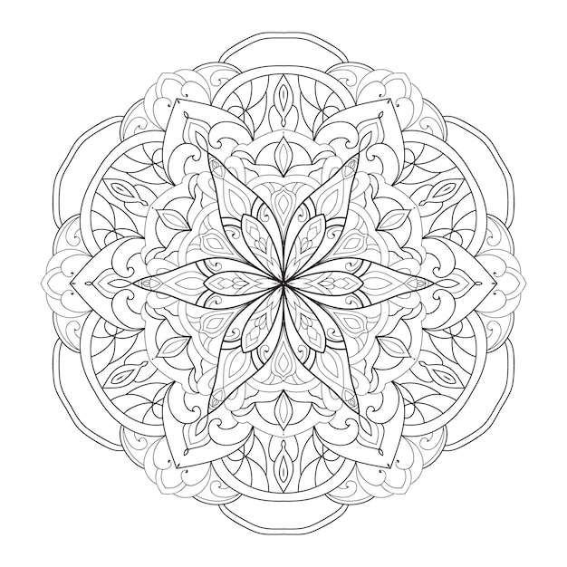 Mandalas para colorear páginas de color del libro