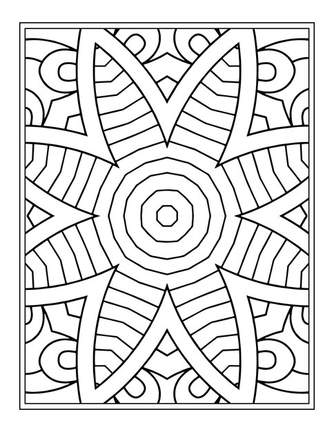 Mandalas para colorear páginas del libro