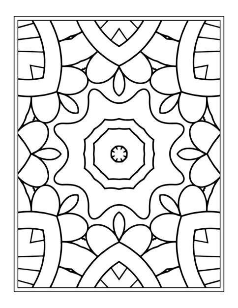 Mandalas para colorear páginas del libro