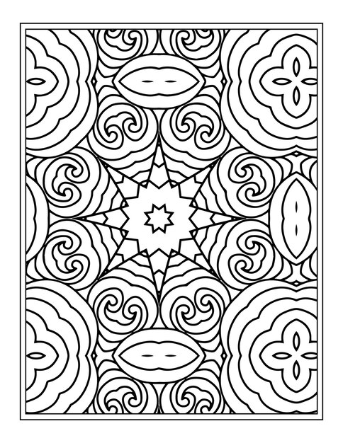 Mandalas para colorear páginas del libro