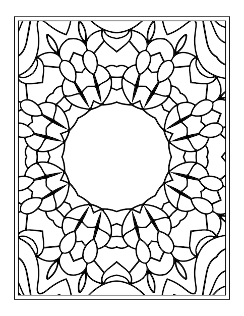 Mandalas para colorear páginas del libro