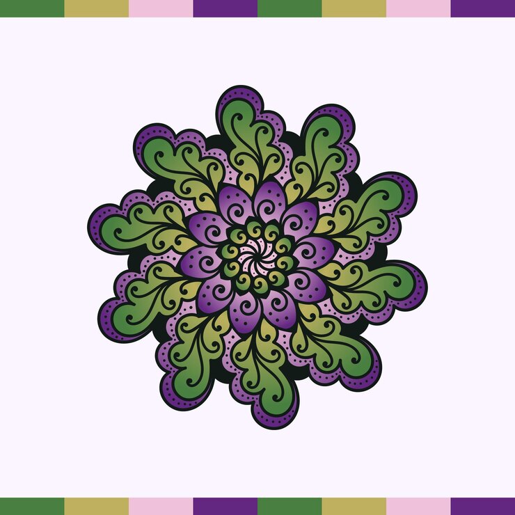 Vector mandalas digitales