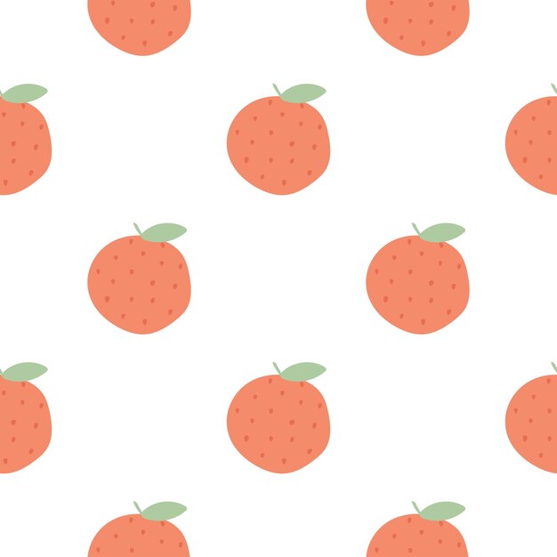 Mandarinas de patrones sin fisuras cítricos simple repetir fondo naranjas imprimir para papel de embalaje textil