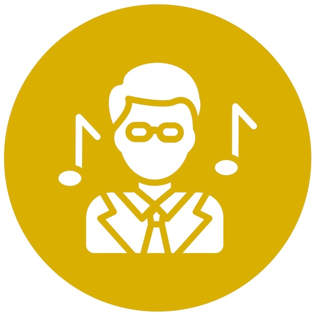 Manejador de talentos de diseño vectorial Estilo de icono
