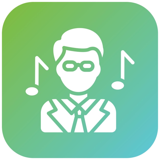 Manejador de talentos de diseño vectorial Estilo de icono