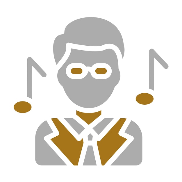 Manejador de talentos de diseño vectorial Estilo de icono
