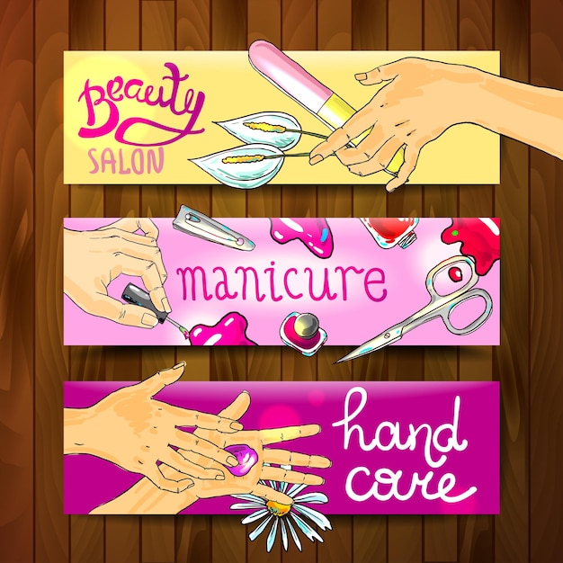 Vector manicura