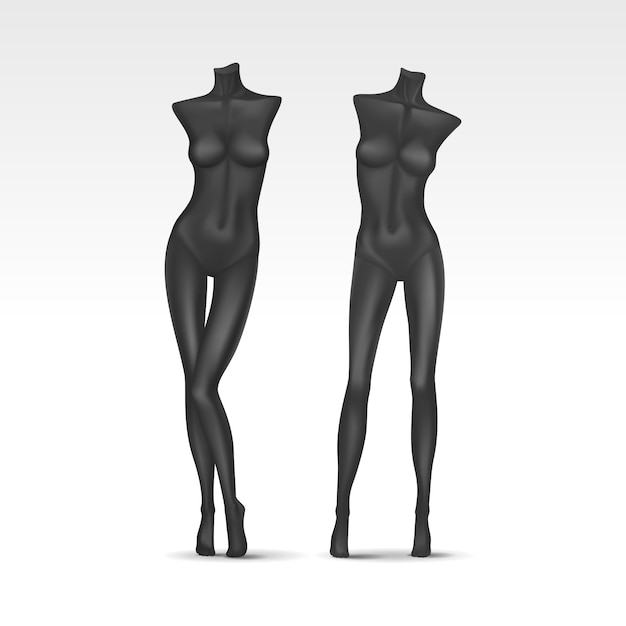 Vector maniquí femenino