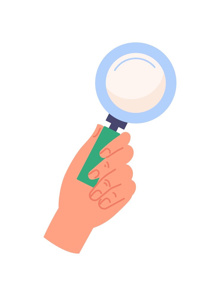 Vector mano con concepto de objeto