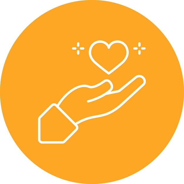 una mano con un corazón en ella y las palabras amor en el medio