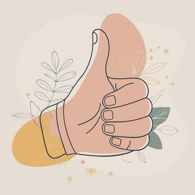 una mano dando un signo de pulgares hacia arriba que dice "pulgares hacia abajo"