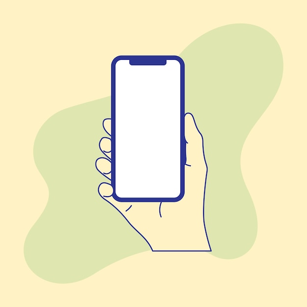 mano derecha y celular