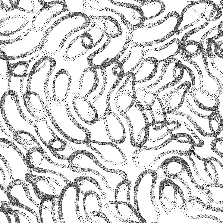 Vector mano dibujada textura punteada patrón transparente abstracto blanco negro