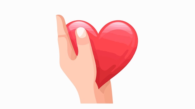 La mano haciendo forma de corazón con los dedos